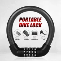 5-Digit Combination Bike Lock Heavy Duty Anti-Theft Keyless Lock for Bike Scooter Motorcycle Security Protection General Lock