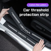 For Chery OMODA 5 S5 O5 E5 C5 PRO PHEV Car Door Sill Sticker Carbon Fiber Protective Pad Car Threshold Strip Film Accessories