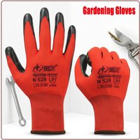 Gardening Gloves Nitrile Latex Coated Work Protective Gloves Cultivation Weeding for Garden Landscaping Lawn Yard Outside Indoor