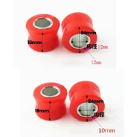 Motorcycle AVT Bike Rear 10mm12mm Shock Absorber Red Durable Rubber Bush Ring
