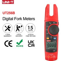 UNI-T UT256B Digital True RMS Fork Auto Multimeter 200A AC DC Current Clamp Meters NCV Tester Voltmeter Ohm Cap Auto Range More