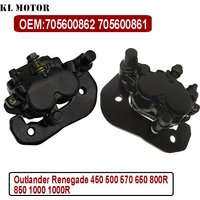 For Outlander Renegade 450 500 570 650 800R 850 1000 1000R Left Right Front Brake Caliper with Pads # 705600862 705600861