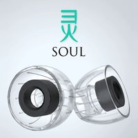 Lu Mingchuan Soul High-Transparency Silicone Ear Tips - Scientifically Soft & Comfortable In-Ear Caps for Bluetooth Headphones