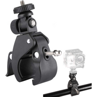 Universal 360 Degree Rotating 1/4 Camera DV Bike Bicycle Handlebar Clamp Bracket Tripod Mount Screw Clip For GoPro Hero 13 12 11