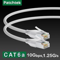 Patchtek F/UTP Cat6A Ethernet Lighting Patch Cable Flexiable 0.1m 0.2m for Switch Ps5 Router Xbox Computer And Server Switches image 4