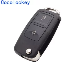 Cococockey Remote Key Shell for Vw Golf Jetta Passat Bora Sharan Touran for Seat Leon with 2/3 Buttons Car Accessories