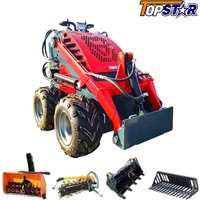 Factory Price Skid Steer Loader Fast Delivery Mini Wheel Loaders With Attachment Customize EURO 5 Engine Small Skid Steer Loader