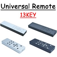 13KEY Universal Remote Control Aluminum Alloy Infrared Learning Remote For Audio TV CD VCD DVD Decoder Power Amplifier Pre-amp