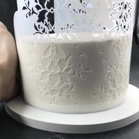 YOMDID 10pcs Fondant Cake Mesh Printing Mold Embossing For Decorating Tool Sugar Sieve Mould Dessert Cake Edge Making Stencils