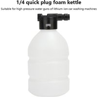 300ml Foam Lance Generator For Car Washing Adjustable 1/4 INCH Pot Pressure Washer Machine Gun