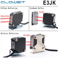 30cm 4m 20m Diffuse Reflection Photoelectric Switch E3JK-DR12 DR11 RR11 RR12 TR11TR12 Sensor Feedback Reflex Relative Reflection