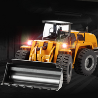 1/14 Scale Upgrade RTR HUINA 1583 RC Loader Remote Control Truck Loader Cars with Lights Sound 2.4GHz Outdoor Toys Gift Machine