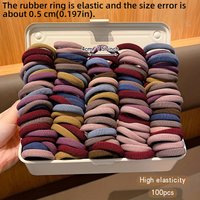 100pcs High Elasticity Headband, Fashionable and Simple, Suitable for Women's Daily and Leisure Use, Perfect Holiday Gift