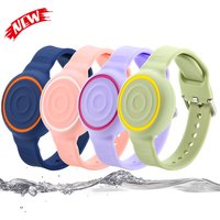 1-4PCS for Apple Airtag Holder Children Bracelet Case Strap Cartoon Band GPS Tracker Waterproof Silicone Anti-Lost Accessories