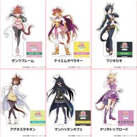 Anime Uma Musume Pretty Derby Acrylic Stand Agnes Tachyon Dantsu Flame Agnes Tachyon figure Stand Plate keychains Gifts
