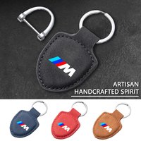 Suede Leather Car Keychain Car Styling Key Ring For BMW M Emblem E46 E36 E34 F10 E90 F30 E60 F30 E53 E30 E92 E87 Car Accessories