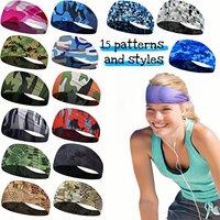 A Sports Headband with a Camouflage Pattern, Designed for Quick Drying, Ideal for Both Men And Women, Perfect for Activities