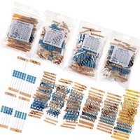 1/4W 1/2W 1W 2W 3W Resistance Set 1% Metal Film Resistor Assortment Kit 1K~820K 0.1R~750R 10K 6.8R 7.5R 47R 41R