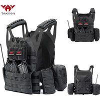 YAKEDA outdoor multi-functional hunting vest with Molle expansion system, multiple equipment packages Magic Sticky