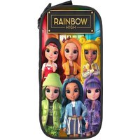 Rainbow High Pencil Case Canvas Pencil Pouch Boy Girl Cute Portable School Pencil Cases Stationery