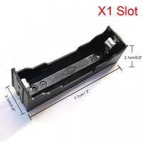 1-4pcs 18650 Battery Case 1X 2X 3X 4X 18650 Battery Holder 18650 Battery Storage Box 1 2 3 4 Slot Batteries Hard Pin DIY Case