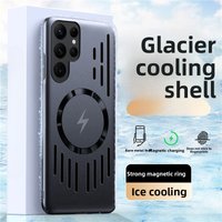 Heat Dissipation Magnetic Phone Case for Samsung Galaxy S25 FE Edge S26 S24 Ultra S23 S22 Plus for Magsafe Hard PC Back Cover