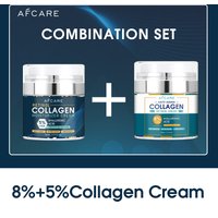 8% Collagen Face Cream Suit High Quality Hyaluronic Acid Anti-Wrinkle Retinol Moisturizing Anti-aging Facial Skincare Products