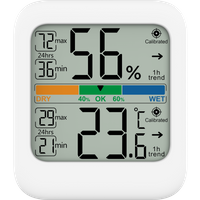 Mini LCD Digital Hygrometer Indoor Thermometer Room Thermometer and Humidity Gauge Weather Station Monitor Home Office 2025