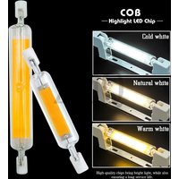 High Power LED R7s COB Glass Tube 78mm 118mm J78 J118 COB Light Bulb AC110V 120V 130V 220V 230V 240V Home Replace Halogen Lamp