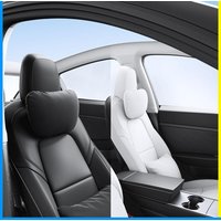 Car Headrest Pillow For Tesla Model 3 S X Y Juniper Neck Pillow Neck Support Protective Accessories Head Rest Travel Pillow