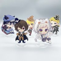 JP Anime Bungou Figure Cosplay Acrylic Dog Desktop Stands Nakajima Atsushi Dazai Osamu Edogawa Rampo Plate Fans Gift