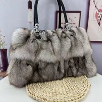 Mode Fuchs Pelz Taschen Für Frau Luxus Designer Frauen Handtasche Flauschigen Warme Plüsch Schulter Tasche Winter Weiche Tote Umhängetasche Neue