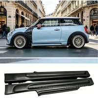 Duell AG/Garbino Carbon Fiber Side Skirt Compatible with MINI F56 JCW JDM Competitive Wide Body Style 3K True Carbon Fiber