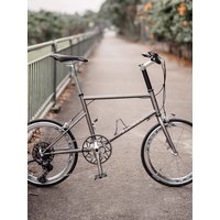 AliExpress SILVEROCK STEAM Bicycle Chrome Frame Carbon Fork 20in 451 406 for Adults Disc Caliper U Brake Urban Motorbike Frame 1 1/8