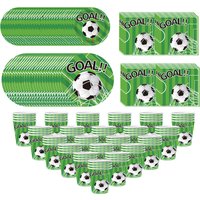 Soccer Birthday Decorations Disposable Tableware Plates Cup Napkin Tablecloth for Baby Shower Boy Favor Gifts Party Supplies