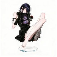 Anime Lian Ju Ren Peripheral Character Reze Sexy Sitting Figure High Appearance Acrylic Standing Model Ornament Gift Collection