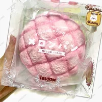 Japanese Pineapple Bun Slow Rising Squishy Toy Melonpan Bakery Anti Stress Fidget Toys for Girls and Kids Collectible Gifts
