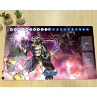 Digimon Playmat Black War Greymon Board Game DTCG CCG Card Game Mat Anime Mouse Pad Desk Mat Gaming Accessories Free Bag