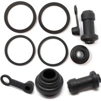 7pcs/set Electric Motorcycle Disc Brake Pump Black Caliper Rubber Cap Repair Kit