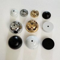 Lamp Fittings Ceiling Plate Lamp Base DIY Round Iron+ Lock Line Black/White/Gold/Silver Pendant Lamp Base Ceiling Plate