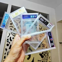 Pokemon WS DIY Label Plastic Card Brick Collector Card Protective Shell 63*88 Card not Included Custom DIY Label