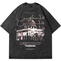 New Summer Washed Oversized Men T-Shirt Oversize Best Cotton T-shirt Heavy Street Fashion Graphic T-shirt Unisex Oversize Tops