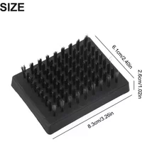 BBQ Grill Cleaning Brush Replacement Heads Stainless Steel Wire Bristle Cleaner Multifunctional Outdoor Barbecue Cleaning Brush