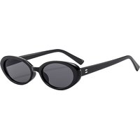 AliExpress Julyrays Cycling New Women Retro Oval Sunglasses Black Small Frame Fashion Brand Trendy Hot Points Sun Glasses Female Lady Goggle UV400