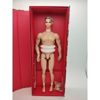 Fashion Muscle Male Body Head Californians Skin 1/6 Scale Mizi Adonis Nude Doll