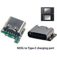Z. 1Pcs For NDSL Convert To USB-C Mod USB Type C Charging Socket Replacement For NDS Lite USB-C Charge Port