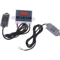 Digital Humidity Controller 12V 24V 220V Humidistat Hygrometer Humidity Control Switch Regulator + Humidity Sensor XH-W3005