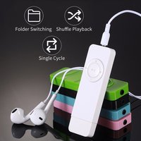 2024 Mini MP3 Player USB in-line Card U Disk MP3 Player USB 2.0 Lossless Sound Music Media Player Support Micro TF Card(No Card)