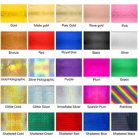 100pcs/pack Toner Reactive Foil 25Mixed Color A4 Foil Paper for Toner foiling Foil by Laser Printer and Laminator Craft Paper