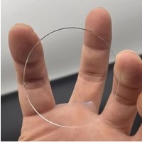 20PC High-transparency Flat Glasss Lens for Surveillance Camera Shell Glass T1.1mm Projector Camera Optical Instruments Lenses